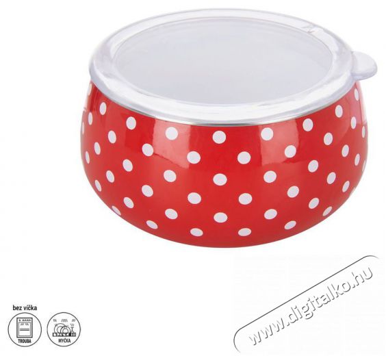 Orion Zom&aacute;ncozott t&aacute;l + fedő, p&ouml;tty&ouml;s, 13 cm Konyhai term&eacute;kek - Ed&eacute;ny - &Eacute;telt&aacute;rol&oacute; - 527655