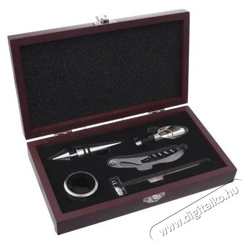 Orion Boros k&eacute;szlet rozsdamentes ac&eacute;l/fa 5 db Konyhai term&eacute;kek - Konyhai eszk&ouml;z - K&eacute;szlet / szett - 528794