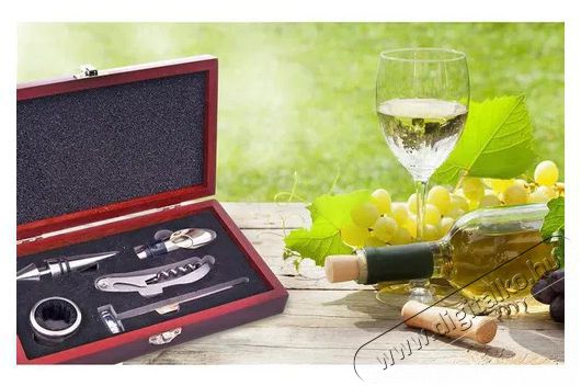 Orion Boros k&eacute;szlet rozsdamentes ac&eacute;l/fa 5 db Konyhai term&eacute;kek - Konyhai eszk&ouml;z - K&eacute;szlet / szett - 528794