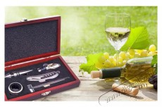 Orion Boros k&eacute;szlet rozsdamentes ac&eacute;l/fa 5 db Konyhai term&eacute;kek - Konyhai eszk&ouml;z - K&eacute;szlet / szett - 528794