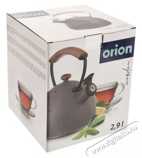Orion S&iacute;pol&oacute; te&aacute;skanna, rozsdamentes ac&eacute;l, WOODEN 2,9 l sz&uuml;rke Konyhai term&eacute;kek - Ed&eacute;ny - Te&aacute;skanna - 528809