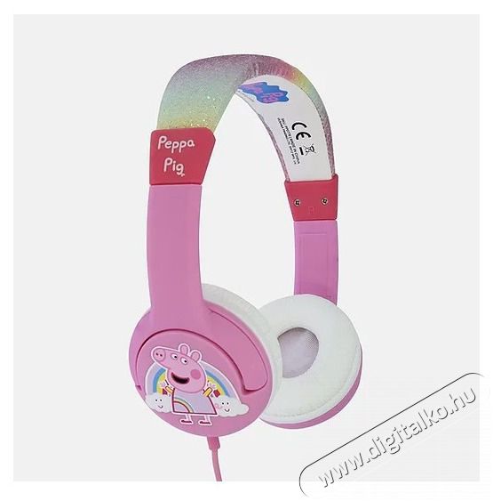 OTL PP0776 Peppa Glitter Rainbow Junior fejhallgat&oacute; Audio-Video / Hifi / Multim&eacute;dia - F&uuml;l &eacute;s Fejhallgat&oacute;k - Fejhallgat&oacute; - 436543