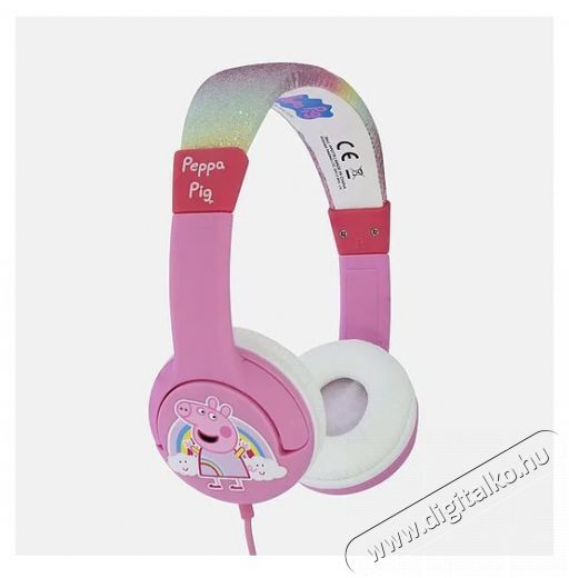 OTL PP0776 Peppa Glitter Rainbow Junior fejhallgat&oacute; Audio-Video / Hifi / Multim&eacute;dia - F&uuml;l &eacute;s Fejhallgat&oacute;k - Fejhallgat&oacute; - 436543