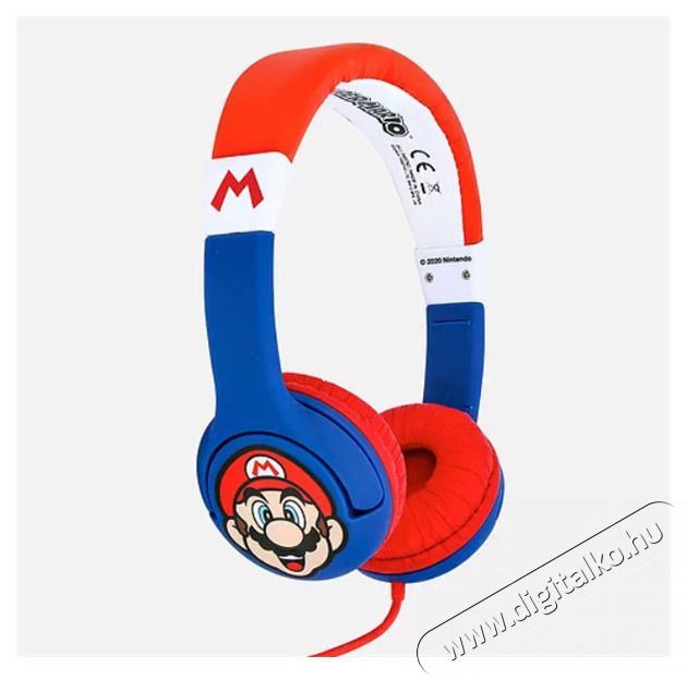 OTL SM0762 Junior Super Mario k&eacute;k-piros fejhallgat&oacute; Audio-Video / Hifi / Multim&eacute;dia - F&uuml;l &eacute;s Fejhallgat&oacute;k - Fejhallgat&oacute; - 436470