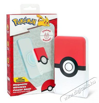 OTL PK1186 Pokemon Pokeball m&aacute;gneses vezet&eacute;k n&eacute;lk&uuml;li power bank Mobil / Kommunik&aacute;ci&oacute; / Smart - Powerbank / K&uuml;lső akkumul&aacute;tor &eacute;s t&ouml;ltő - 507372