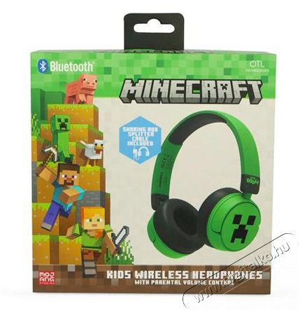 OTL MC1231 Minecraft Creeper vezet&eacute;k n&eacute;lk&uuml;li gyerek fejhallgat&oacute; Audio-Video / Hifi / Multim&eacute;dia - F&uuml;l &eacute;s Fejhallgat&oacute;k - Fejhallgat&oacute; - 514392