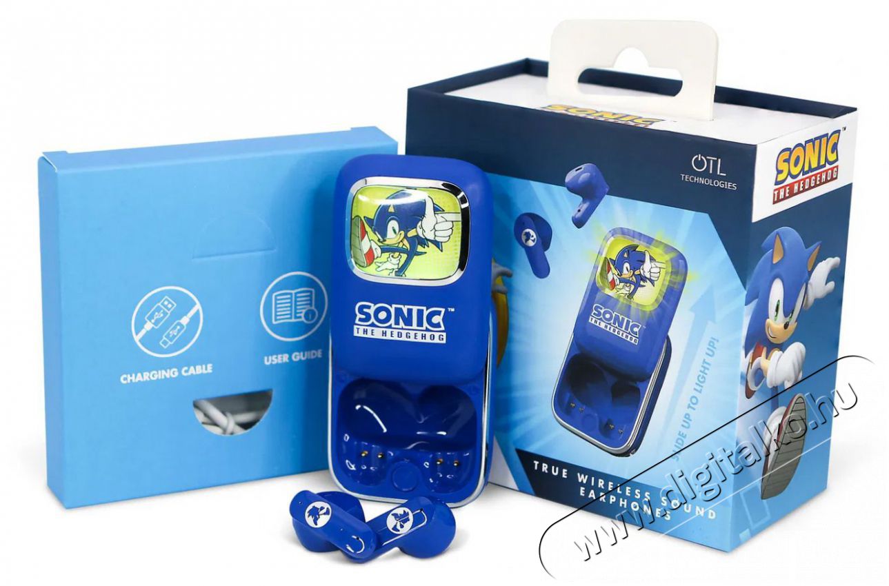 OTL Sonic the Hedgehog Slide TWS Earphones Audio-Video / Hifi / Multim&eacute;dia - F&uuml;l &eacute;s Fejhallgat&oacute;k - F&uuml;lhallgat&oacute; mikrofonnal / headset - 518993