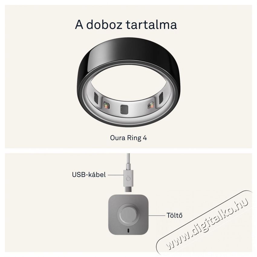 Oura Ring 4 Black, 11 Mobil / Kommunik&aacute;ci&oacute; / Smart - Okos eszk&ouml;z - Egy&eacute;b okos eszk&ouml;z - 527709