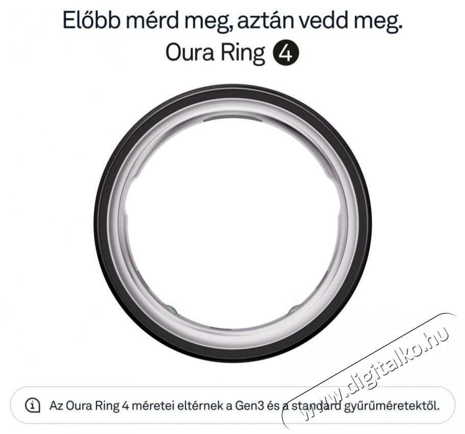 Oura Ring 4 Black, 14 Mobil / Kommunik&aacute;ci&oacute; / Smart - Okos eszk&ouml;z - Egy&eacute;b okos eszk&ouml;z - 527712