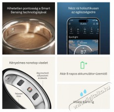 Oura Ring 4 Black, 14 Mobil / Kommunik&aacute;ci&oacute; / Smart - Okos eszk&ouml;z - Egy&eacute;b okos eszk&ouml;z - 527712