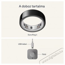 Oura Ring 4 Black, 14 Mobil / Kommunik&aacute;ci&oacute; / Smart - Okos eszk&ouml;z - Egy&eacute;b okos eszk&ouml;z - 527712