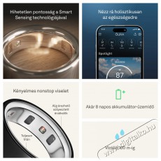 Oura Ring 4 Black, 9 Mobil / Kommunik&aacute;ci&oacute; / Smart - Okos eszk&ouml;z - Egy&eacute;b okos eszk&ouml;z - 527719