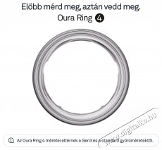 Oura Ring 4 Brushed Silver, 4 Mobil / Kommunik&aacute;ci&oacute; / Smart - Okos eszk&ouml;z - Egy&eacute;b okos eszk&ouml;z - 527726