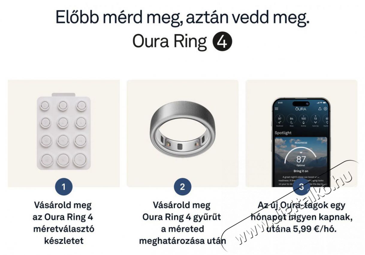 Oura Ring 4 Brushed Silver, 9 Mobil / Kommunik&aacute;ci&oacute; / Smart - Okos eszk&ouml;z - Egy&eacute;b okos eszk&ouml;z - 527731