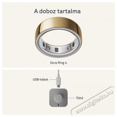 Oura Ring 4 Gold, 10 Mobil / Kommunik&aacute;ci&oacute; / Smart - Okos eszk&ouml;z - Egy&eacute;b okos eszk&ouml;z - 527732
