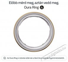 Oura Ring 4 Gold, 10 Mobil / Kommunik&aacute;ci&oacute; / Smart - Okos eszk&ouml;z - Egy&eacute;b okos eszk&ouml;z - 527732