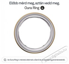 Oura Ring 4 Gold, 4 Mobil / Kommunik&aacute;ci&oacute; / Smart - Okos eszk&ouml;z - Egy&eacute;b okos eszk&ouml;z - 527738