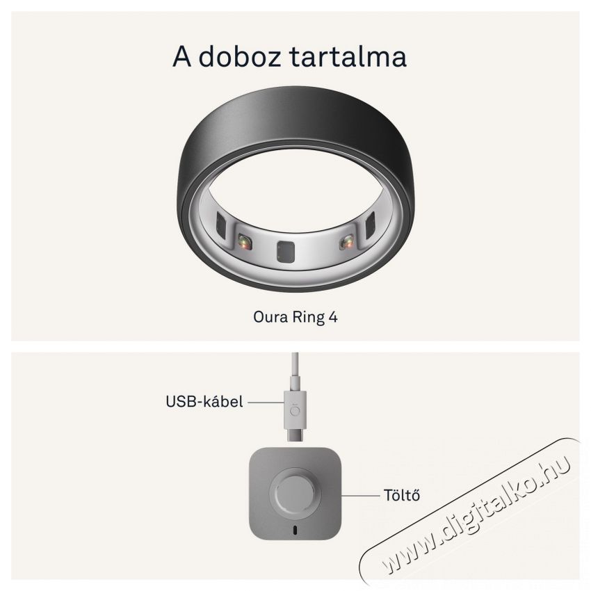 Oura Ring 4 Stealth, 13 Mobil / Kommunik&aacute;ci&oacute; / Smart - Okos eszk&ouml;z - Egy&eacute;b okos eszk&ouml;z - 527772