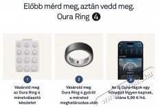 Oura Ring 4 Stealth, 4 Mobil / Kommunik&aacute;ci&oacute; / Smart - Okos eszk&ouml;z - Egy&eacute;b okos eszk&ouml;z - 527775
