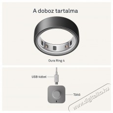 Oura Ring 4 Stealth, 4 Mobil / Kommunik&aacute;ci&oacute; / Smart - Okos eszk&ouml;z - Egy&eacute;b okos eszk&ouml;z - 527775