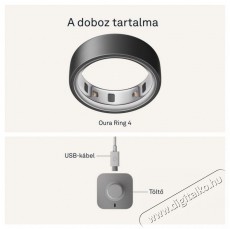 Oura Ring 4 Stealth, 9 Mobil / Kommunik&aacute;ci&oacute; / Smart - Okos eszk&ouml;z - Egy&eacute;b okos eszk&ouml;z - 527780