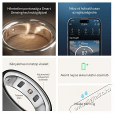 Oura Ring 4 Stealth, 9 Mobil / Kommunik&aacute;ci&oacute; / Smart - Okos eszk&ouml;z - Egy&eacute;b okos eszk&ouml;z - 527780