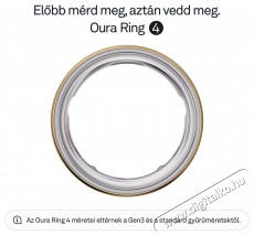 Oura Ring 4 Gold, 7 Mobil / Kommunik&aacute;ci&oacute; / Smart - Okos eszk&ouml;z - Egy&eacute;b okos eszk&ouml;z - 527741