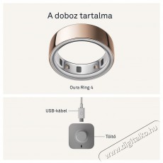 Oura Ring 4 Rose Gold, 4 Mobil / Kommunik&aacute;ci&oacute; / Smart - Okos eszk&ouml;z - Egy&eacute;b okos eszk&ouml;z - 527750