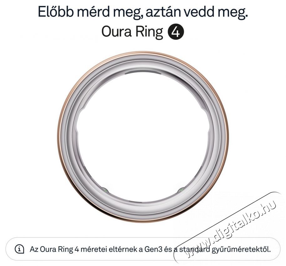 Oura Ring 4 Rose Gold, 4 Mobil / Kommunik&aacute;ci&oacute; / Smart - Okos eszk&ouml;z - Egy&eacute;b okos eszk&ouml;z - 527750