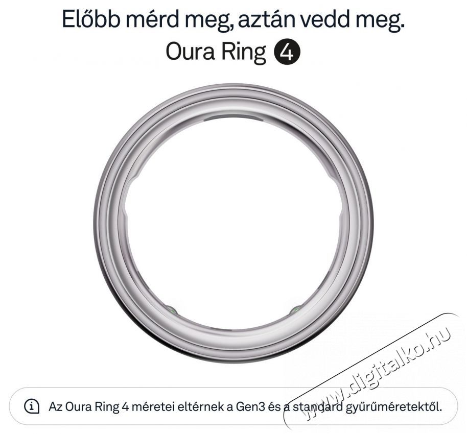 Oura Ring 4 Silver, 14 Mobil / Kommunik&aacute;ci&oacute; / Smart - Okos eszk&ouml;z - Egy&eacute;b okos eszk&ouml;z - 527760
