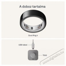 Oura Ring 4 Black, 10 Mobil / Kommunik&aacute;ci&oacute; / Smart - Okos eszk&ouml;z - Egy&eacute;b okos eszk&ouml;z - 527708