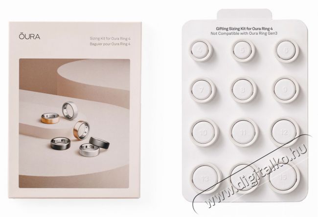 Oura Ring 4 Sizing Kit Mobil / Kommunik&aacute;ci&oacute; / Smart - Okos eszk&ouml;z - Egy&eacute;b okos eszk&ouml;z - 527768