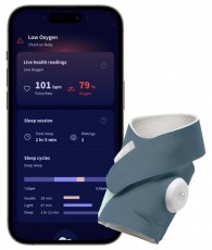 Owlet Dream Sock okos zokni 0-18 hónapig - Éjkék Szépségápolás / Egészség - Baba mama termék - Bébiőr / babafigyelő - 502772