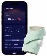 Owlet Dream Sock okos zokni 0-18 hónapig - Menta Szépségápolás / Egészség - Baba mama termék - Bébiőr / babafigyelő - 502773