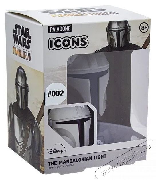 PALADONE Star Wars - The Mandalorian - vil&aacute;g&iacute;t&oacute; figura H&aacute;ztart&aacute;s / Otthon / K&uuml;lt&eacute;r - J&aacute;t&eacute;k / Sport - J&aacute;t&eacute;kfigura - 532021