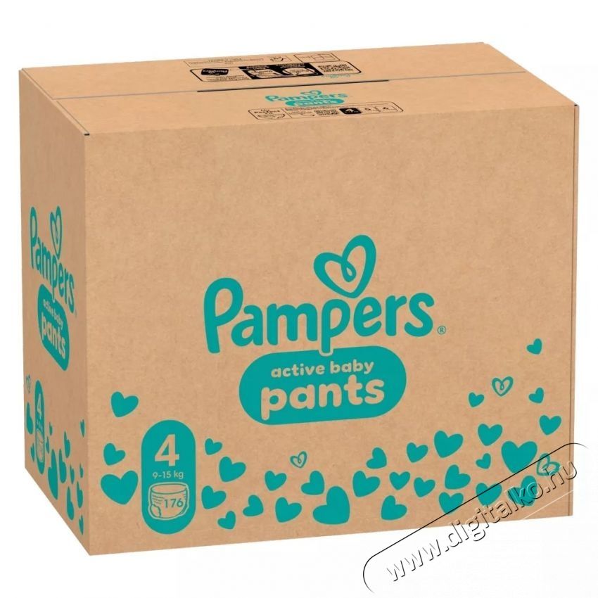 PAMPERS Pants 4 (176 db) - egyhavi kiszerel&eacute;s Bugyipelenka Sz&eacute;ps&eacute;g&aacute;pol&aacute;s / Eg&eacute;szs&eacute;g - Baba mama term&eacute;k - Egy&eacute;b baba mama term&eacute;k - 531418