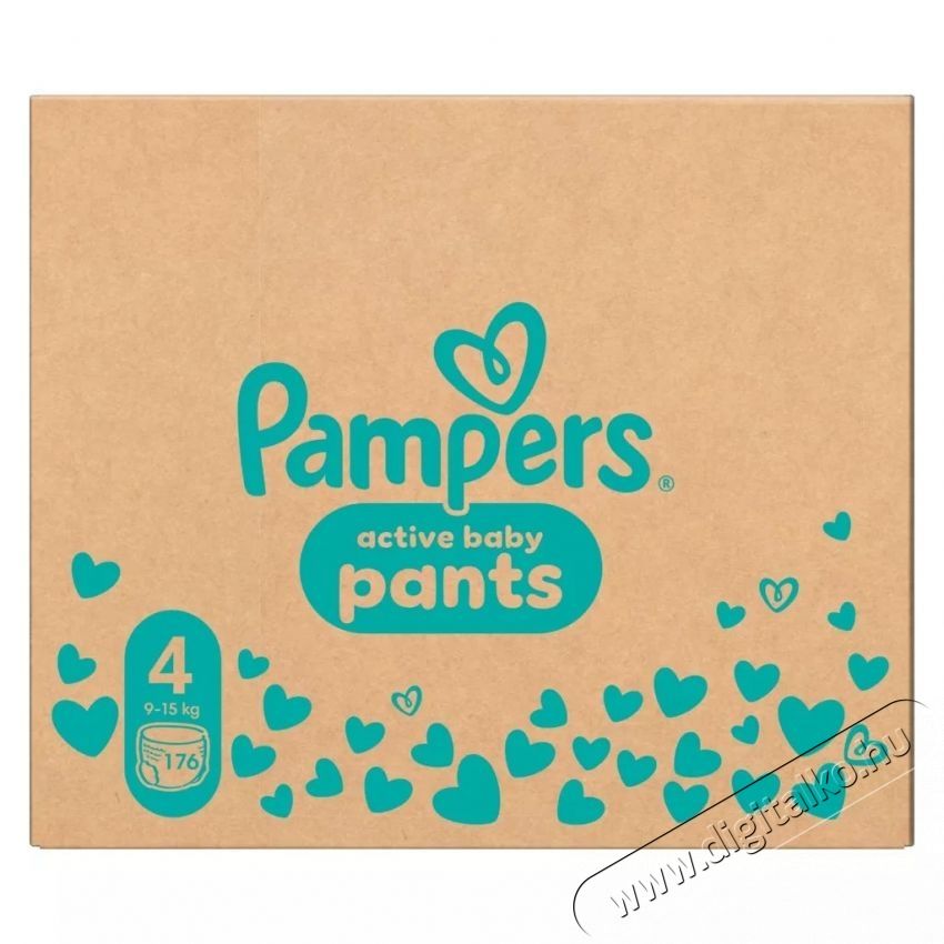 PAMPERS Pants 4 (176 db) - egyhavi kiszerel&eacute;s Bugyipelenka Sz&eacute;ps&eacute;g&aacute;pol&aacute;s / Eg&eacute;szs&eacute;g - Baba mama term&eacute;k - Egy&eacute;b baba mama term&eacute;k - 531418