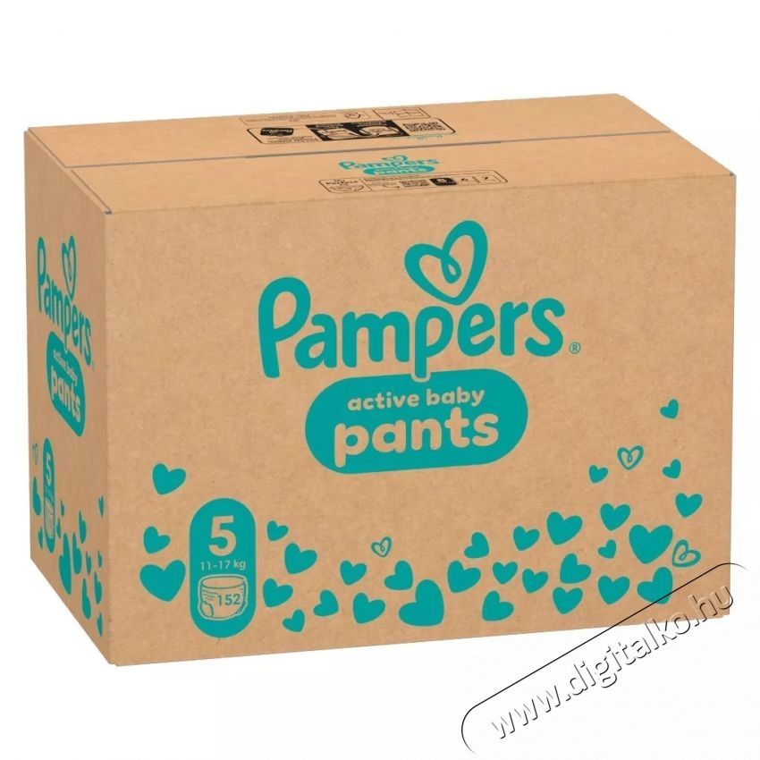 PAMPERS Pants 5 (152 db) - egyhavi kiszerel&eacute;s Bugyipelenka Sz&eacute;ps&eacute;g&aacute;pol&aacute;s / Eg&eacute;szs&eacute;g - Baba mama term&eacute;k - Egy&eacute;b baba mama term&eacute;k - 531421
