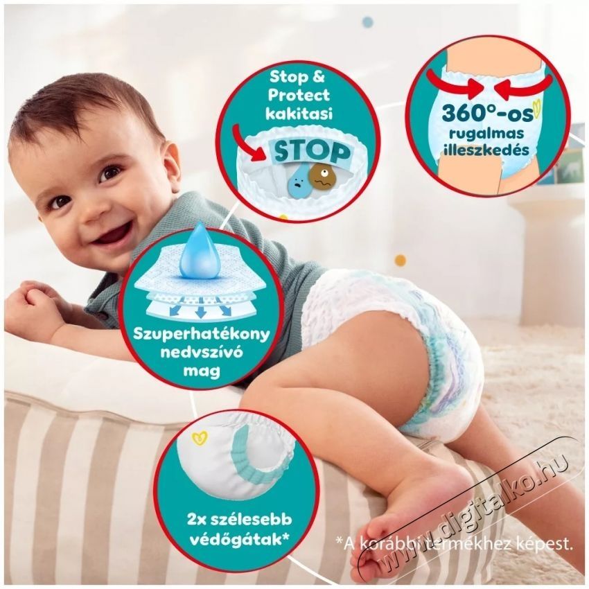 PAMPERS Pants 5 (152 db) - egyhavi kiszerel&eacute;s Bugyipelenka Sz&eacute;ps&eacute;g&aacute;pol&aacute;s / Eg&eacute;szs&eacute;g - Baba mama term&eacute;k - Egy&eacute;b baba mama term&eacute;k - 531421