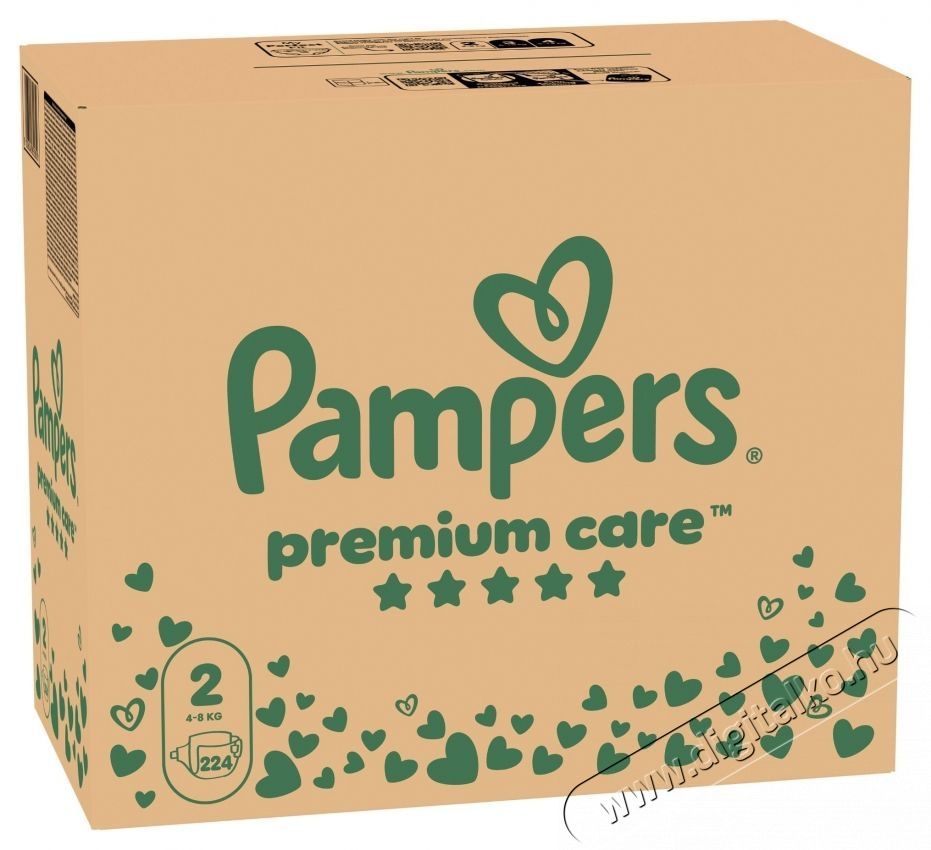 PAMPERS Premium Care 2 (224 db) Eldobhat&oacute; pelenka Sz&eacute;ps&eacute;g&aacute;pol&aacute;s / Eg&eacute;szs&eacute;g - Baba mama term&eacute;k - Egy&eacute;b baba mama term&eacute;k - 531414