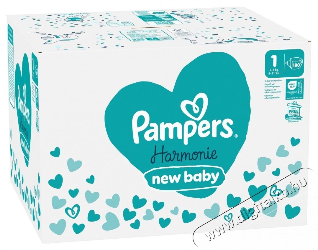 PAMPERS Pampers Harmonie Baby 1 (180 db) Sz&eacute;ps&eacute;g&aacute;pol&aacute;s / Eg&eacute;szs&eacute;g - Baba mama term&eacute;k - Egy&eacute;b baba mama term&eacute;k - 537958