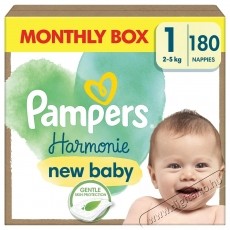 PAMPERS Pampers Harmonie Baby 1 (180 db) Sz&eacute;ps&eacute;g&aacute;pol&aacute;s / Eg&eacute;szs&eacute;g - Baba mama term&eacute;k - Egy&eacute;b baba mama term&eacute;k - 537958