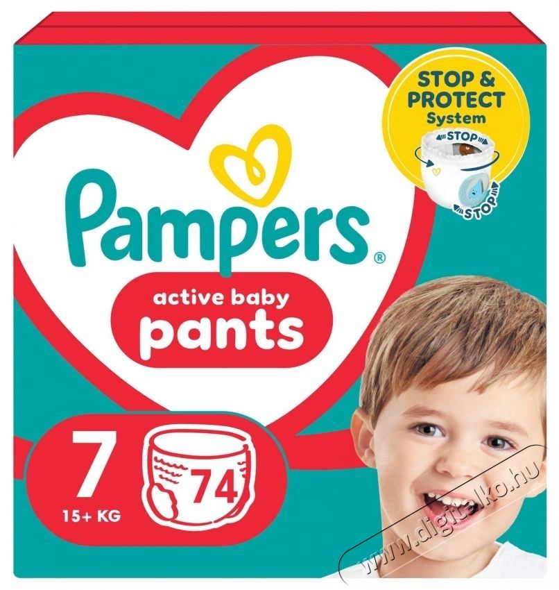 PAMPERS Pants 7 (74 db) - Mega Pack Sz&eacute;ps&eacute;g&aacute;pol&aacute;s / Eg&eacute;szs&eacute;g - Baba mama term&eacute;k - Egy&eacute;b baba mama term&eacute;k - 537948