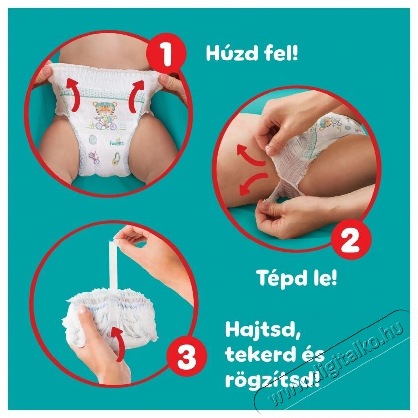 PAMPERS Pants 7 (74 db) - Mega Pack Sz&eacute;ps&eacute;g&aacute;pol&aacute;s / Eg&eacute;szs&eacute;g - Baba mama term&eacute;k - Egy&eacute;b baba mama term&eacute;k - 537948
