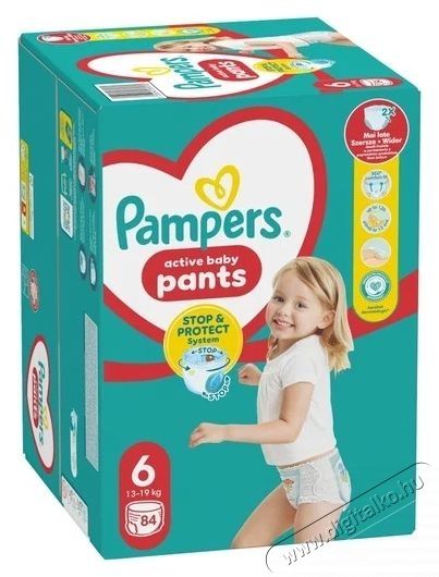 PAMPERS Pants Extra Large 6 (84 db) - Mega Box Sz&eacute;ps&eacute;g&aacute;pol&aacute;s / Eg&eacute;szs&eacute;g - Baba mama term&eacute;k - Egy&eacute;b baba mama term&eacute;k - 537940