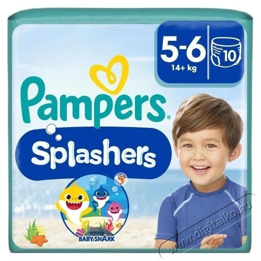 PAMPERS Splasher 5-6 (10 db) Sz&eacute;ps&eacute;g&aacute;pol&aacute;s / Eg&eacute;szs&eacute;g - Baba mama term&eacute;k - Egy&eacute;b baba mama term&eacute;k - 537931