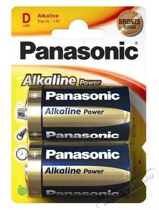 PANASONIC LR20APB/2BP Akkuk &eacute;s t&ouml;ltők - Elem - 302495