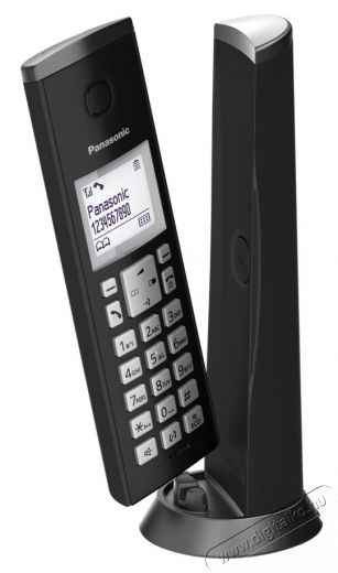 PANASONIC KX-TGK210PDB vezet&eacute;k n&eacute;lk&uuml;li telefon - fekete Mobil / Kommunik&aacute;ci&oacute; / Smart - DECT / cordless telefon - 328480