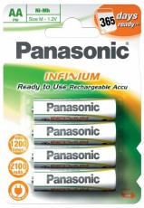 PANASONIC Infinium 2100 mAh AA akku - 4db/bl Akkuk &eacute;s t&ouml;ltők - Elem m&eacute;retű akku &eacute;s t&ouml;ltő - Akku - 250267