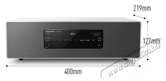PANASONIC SC-DM502E-W kompakt feh&eacute;r mikro hifi Audio-Video / Hifi / Multim&eacute;dia - Hifi - Sztere&oacute; - Mikro-, mini hifi rendszer - 384873